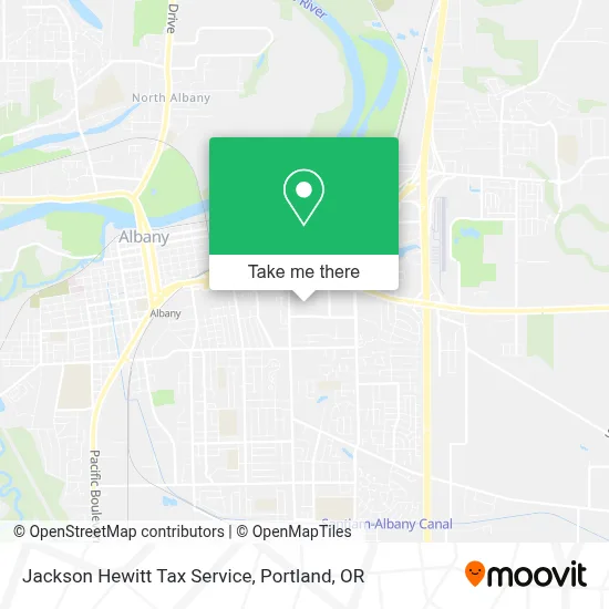 Jackson Hewitt Tax Service map