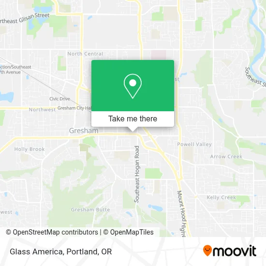 Glass America map