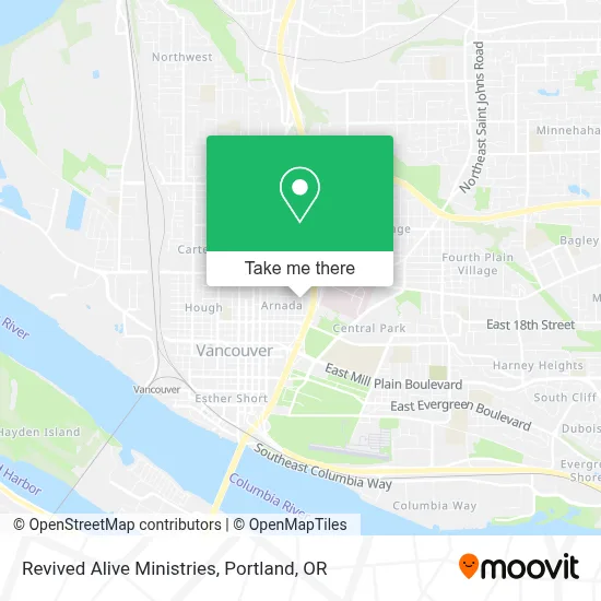 Revived Alive Ministries map