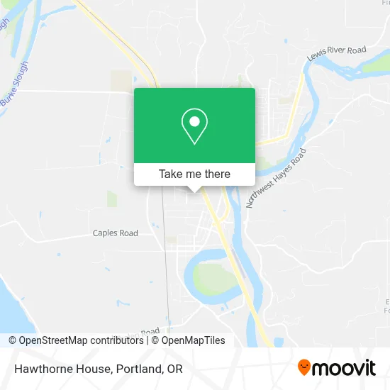 Hawthorne House map