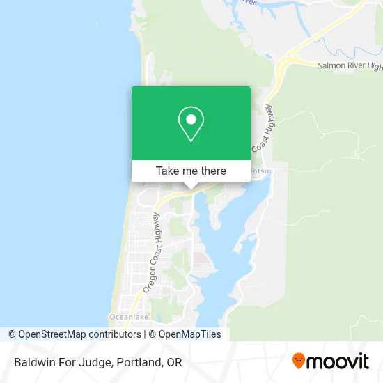 Baldwin For Judge map