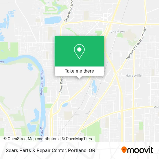 Sears Parts & Repair Center map