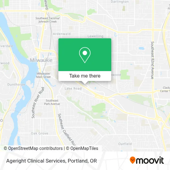Ageright Clinical Services map