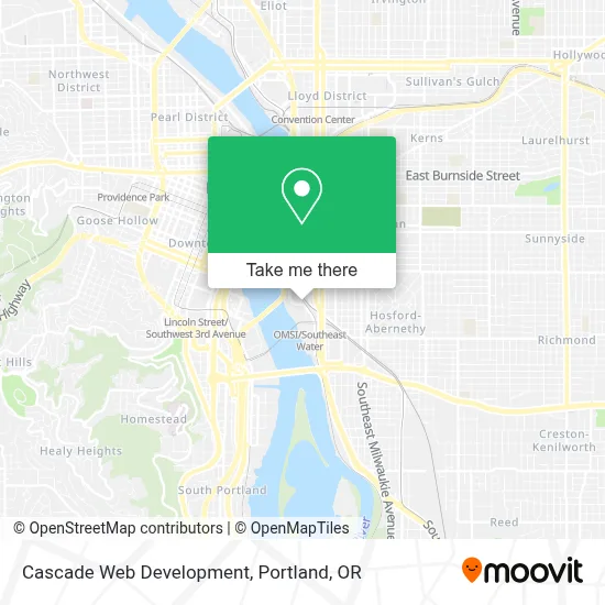 Cascade Web Development map