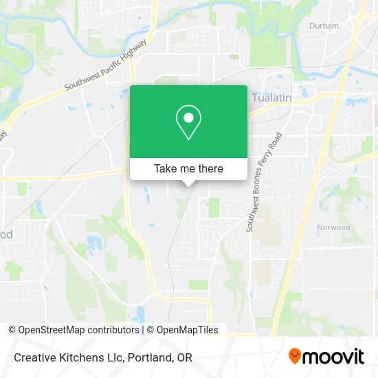 Creative Kitchens Llc map