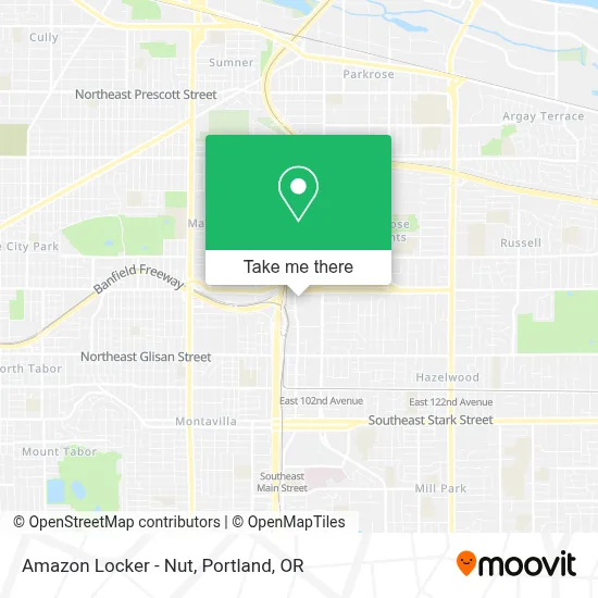 Amazon Locker - Nut map