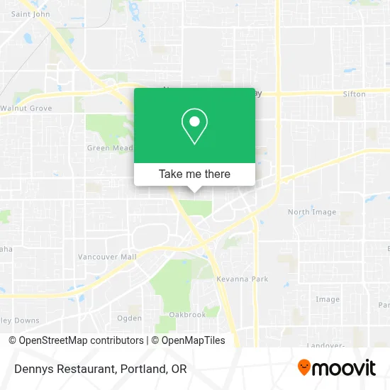 Dennys Restaurant map