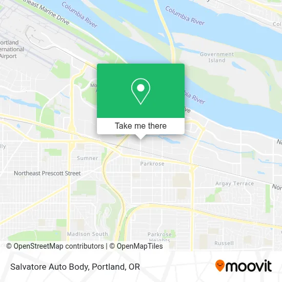 Salvatore Auto Body map