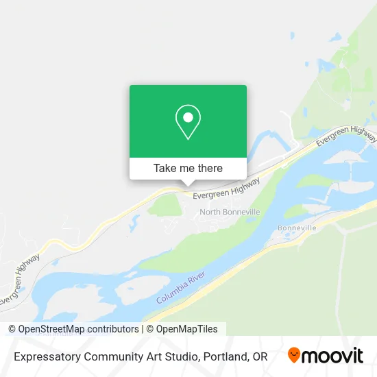 Expressatory Community Art Studio map