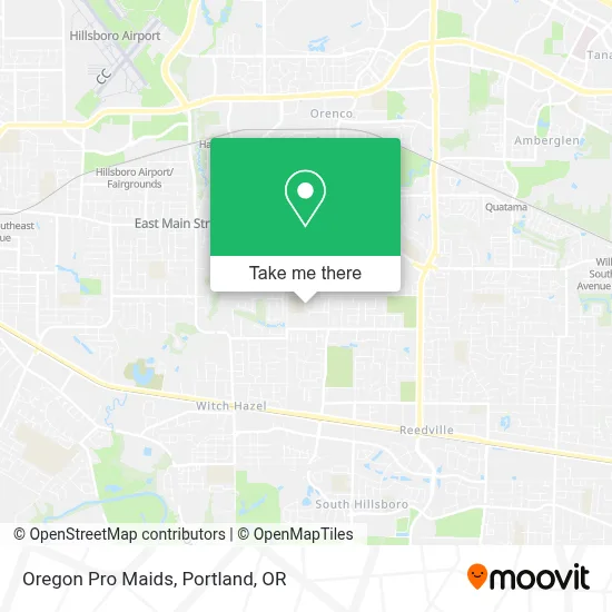 Oregon Pro Maids map