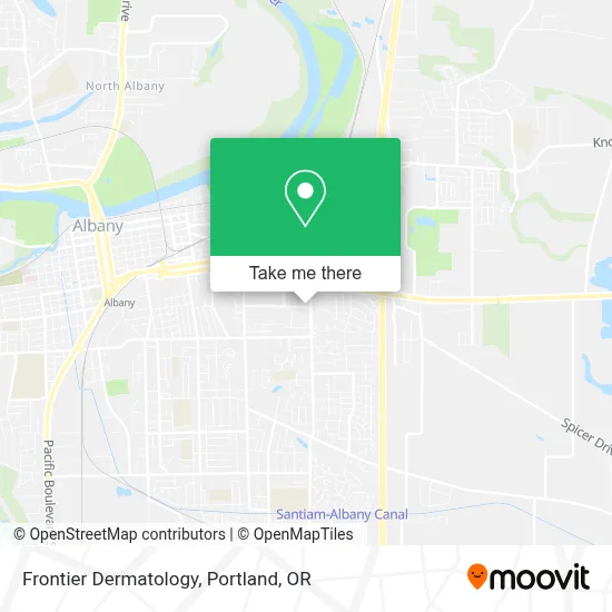 Frontier Dermatology map