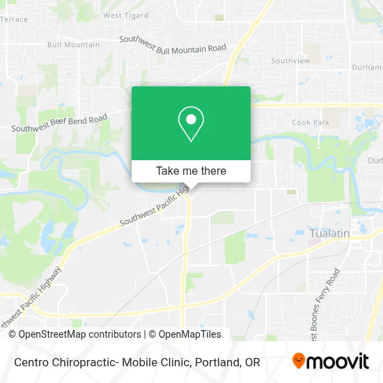 Centro Chiropractic- Mobile Clinic map