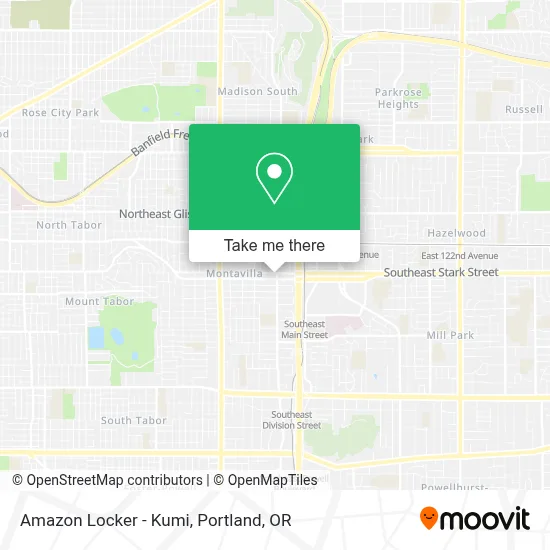 Amazon Locker - Kumi map
