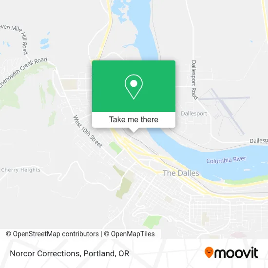 Norcor Corrections map