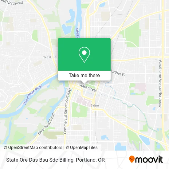 State Ore Das Bsu Sdc Billing map