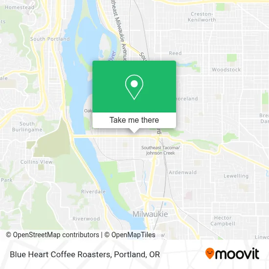 Blue Heart Coffee Roasters map