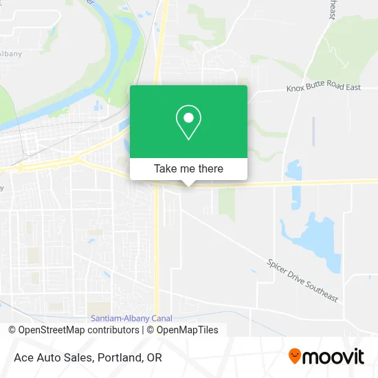 Ace Auto Sales map
