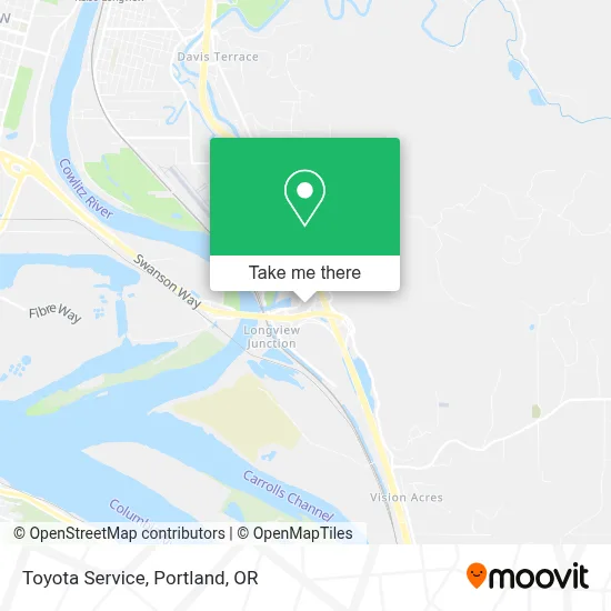 Toyota Service map