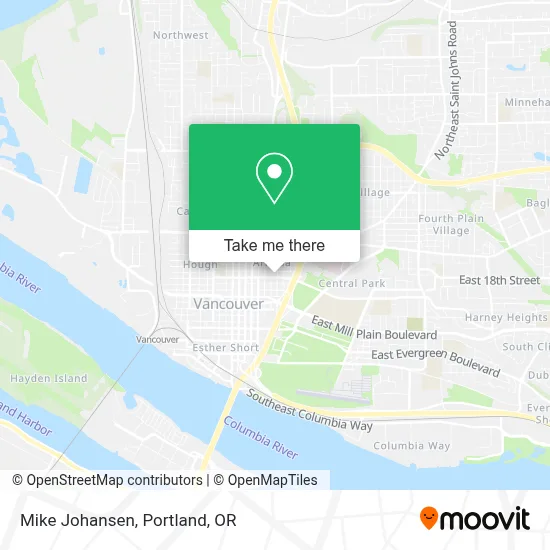 Mike Johansen map