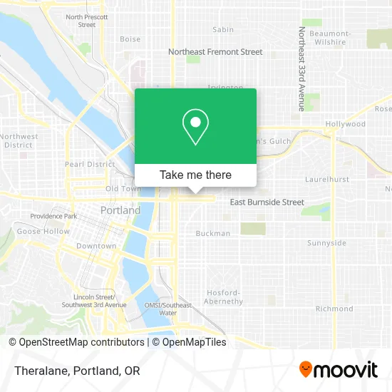 Theralane map