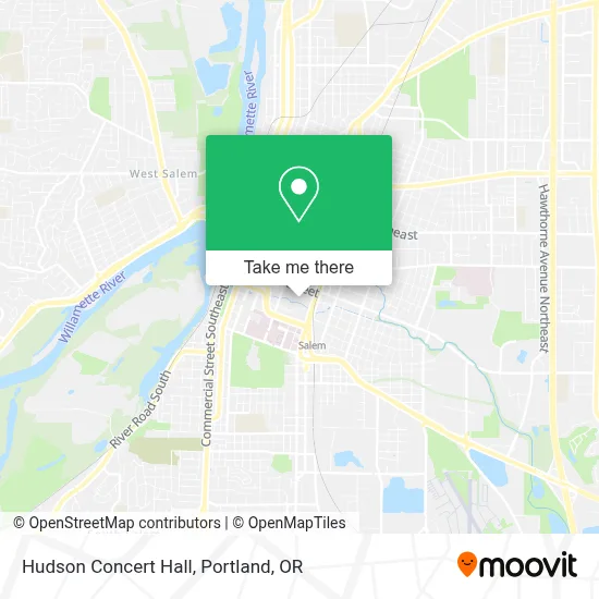 Hudson Concert Hall map