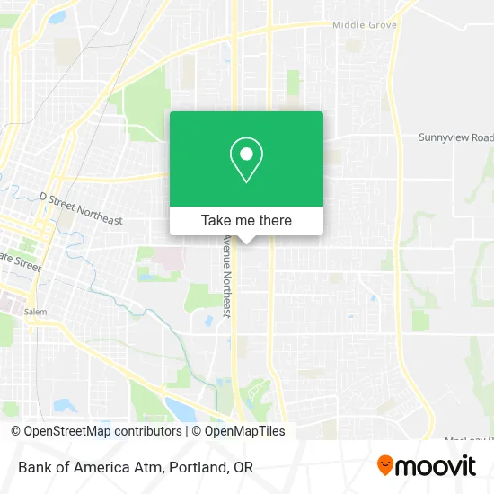 Bank of America Atm map
