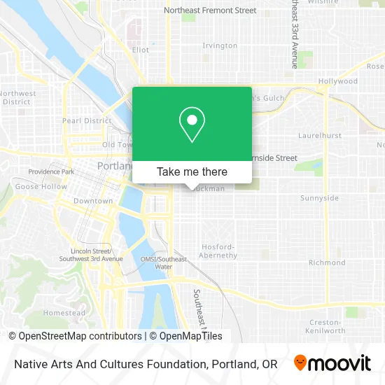 Native Arts And Cultures Foundation map