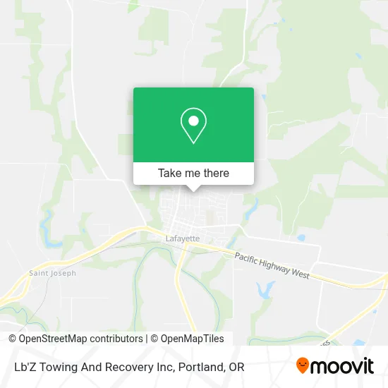 Lb'Z Towing And Recovery Inc map