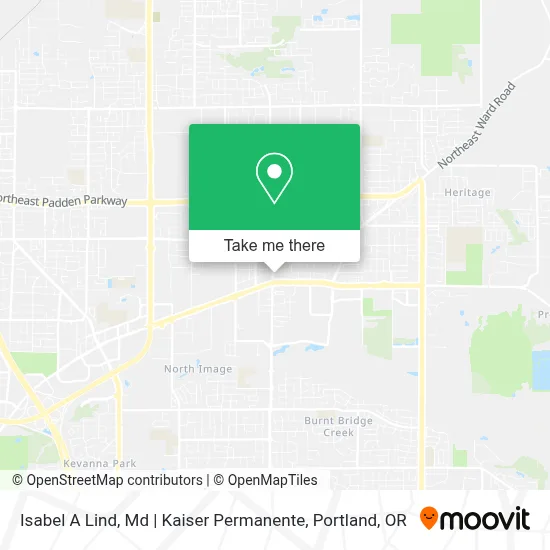 Isabel A Lind, Md | Kaiser Permanente map