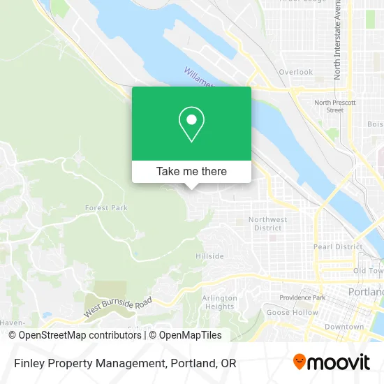 Finley Property Management map