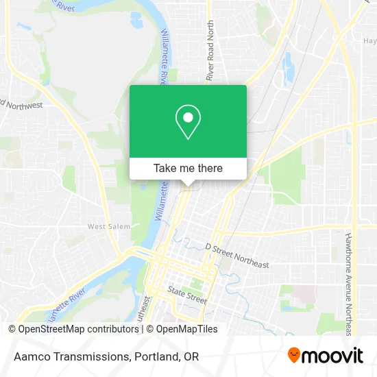 Aamco Transmissions map