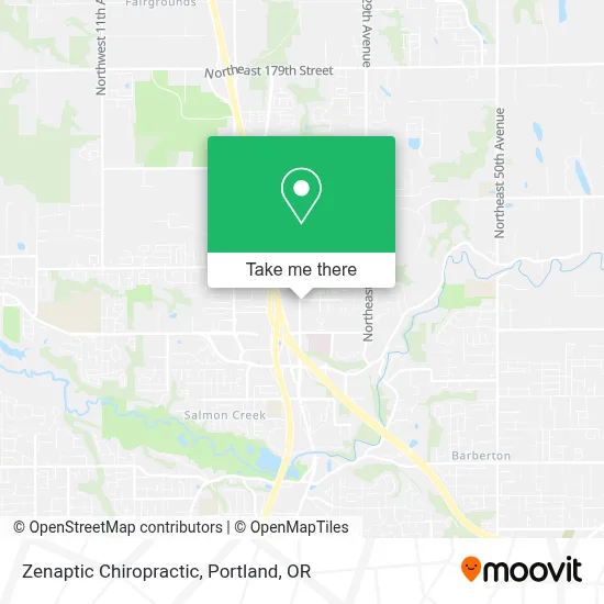 Zenaptic Chiropractic map