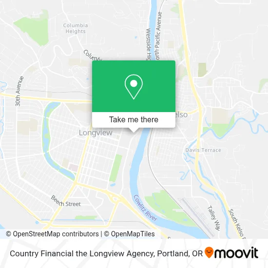Country Financial the Longview Agency map