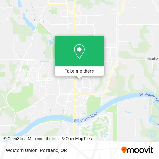 Western Union map
