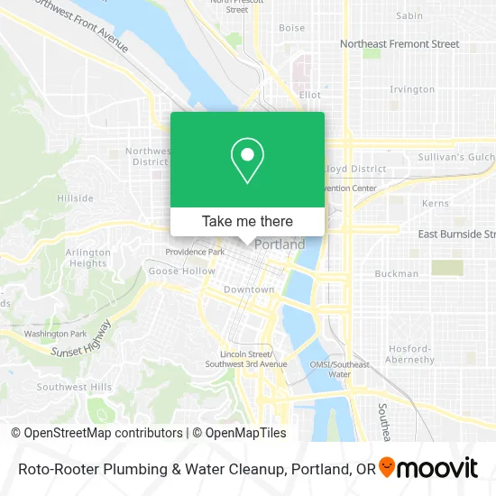 Roto-Rooter Plumbing & Water Cleanup map