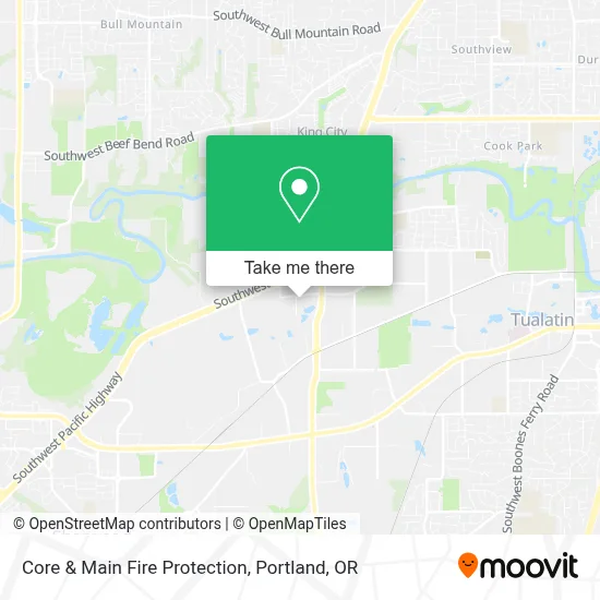 Core & Main Fire Protection map