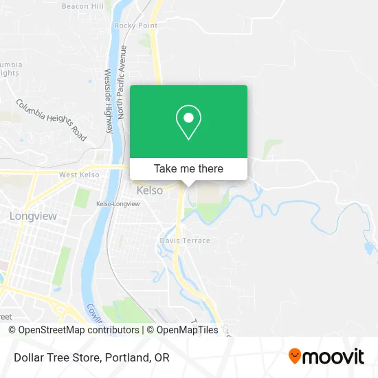 Dollar Tree Store map