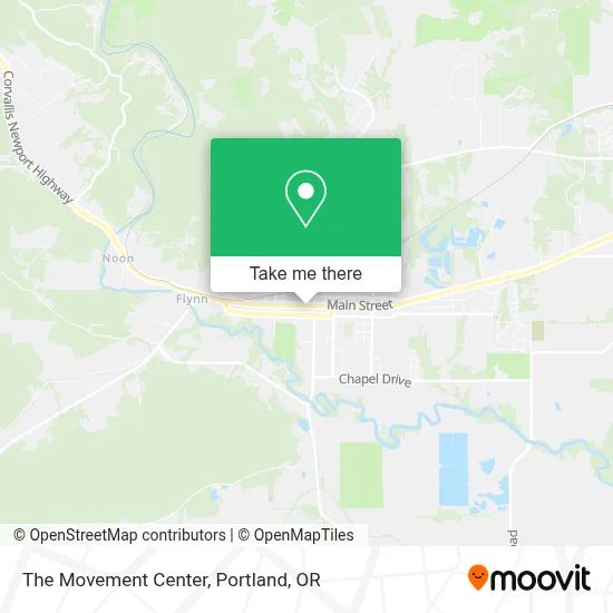 The Movement Center map