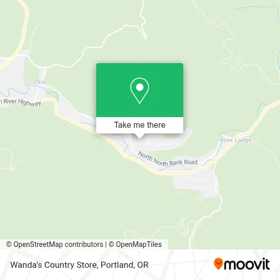 Wanda's Country Store map