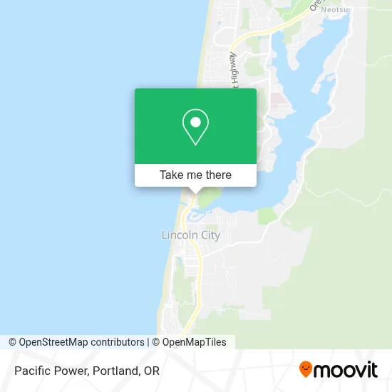 Pacific Power map