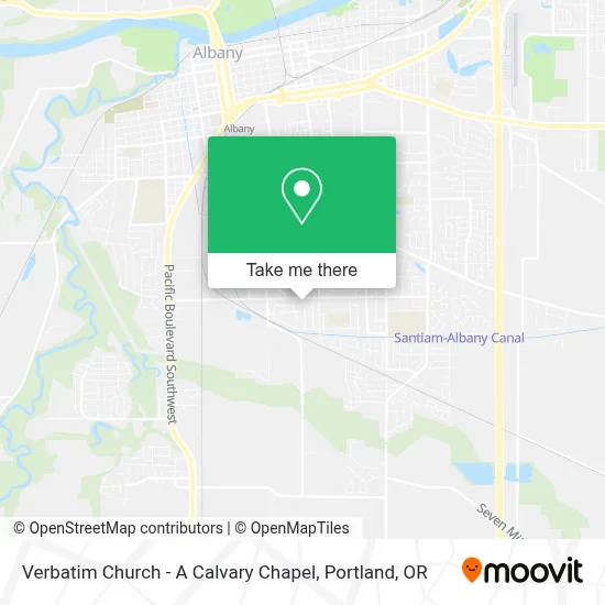 Verbatim Church - A Calvary Chapel map