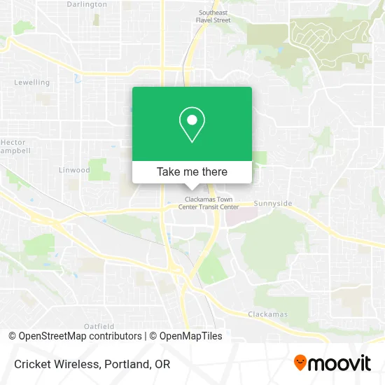 Cricket Wireless map