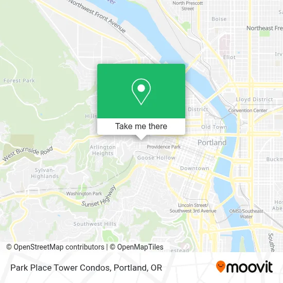 Park Place Tower Condos map