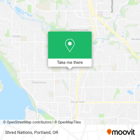 Shred Nations map