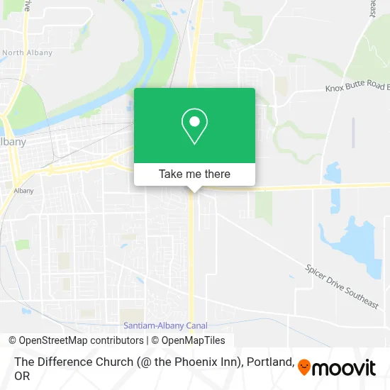 The Difference Church (@ the Phoenix Inn) map