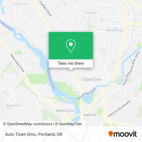 Auto Town Gmc map