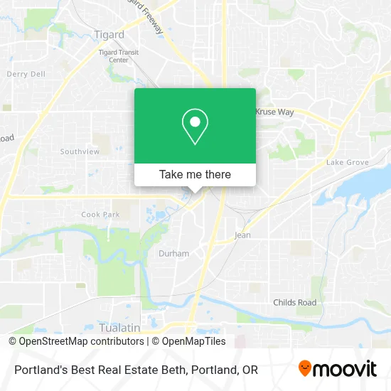 Portland's Best Real Estate Beth map