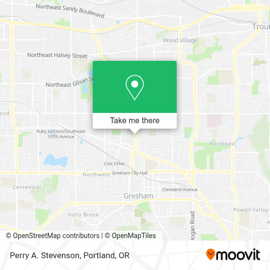 Perry A. Stevenson map