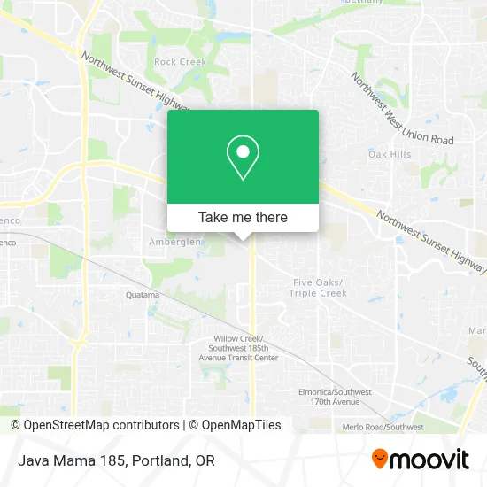 Java Mama 185 map