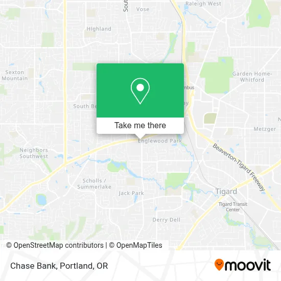Chase Bank map